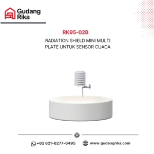 Radiation Shield Mini Multi Plate untuk Sensor Cuaca | Rika RK95-02B