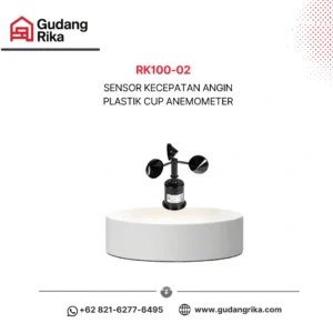 Sensor Kecepatan Angin Plastik Cup Anemometer | Rika RK100-02
