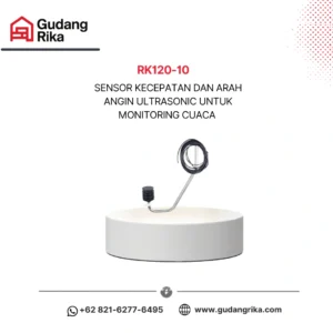 Sensor Kecepatan dan Arah Angin Ultrasonic untuk Monitoring Cuaca | Rika RK120-10