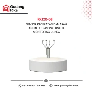 Sensor Kecepatan dan Arah Angin Ultrasonic untuk Monitoring Cuaca | Rika RK120-08