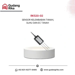 Sensor Kelembaban Tanah, Suhu dan EC Tanah | Rika RK520-02