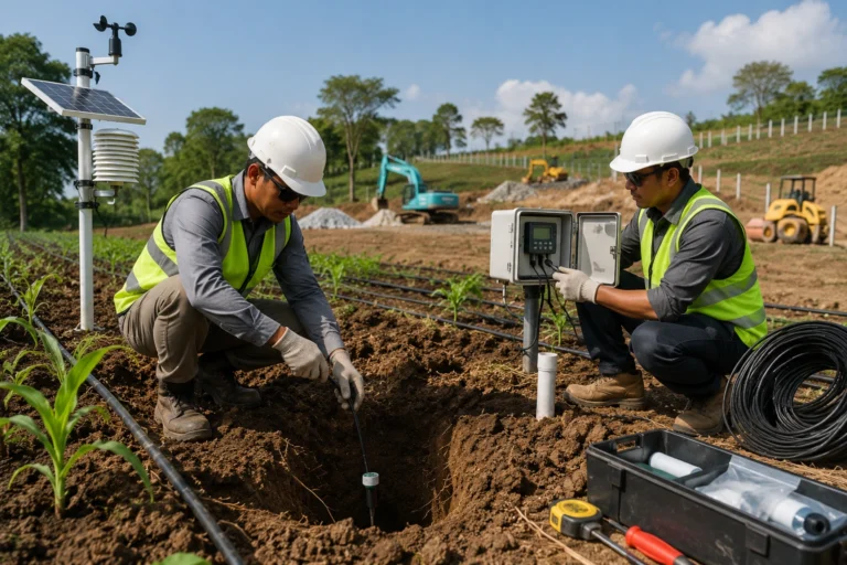 Sensor Potensial Air Tanah Rika RK500-05 untuk monitoring kelembaban tanah dan irigasi presisi